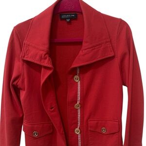 Jones New York Vibrant Red Blazer